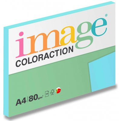 Image Coloraction barevný papír A4 80 g pastelová ledově modrá 119093 100 ks – Sleviste.cz