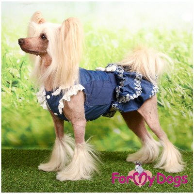 For My Dog Šaty FMD DENIM BLUE – Zboží Mobilmania