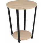 tectake 404216 odkládací stolek swindon - industrial světlé dřevo – Hledejceny.cz