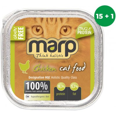 Marp Holistic Pure Chicken Cat Can Food 16 x 100 g