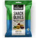 Olymp Mix Kalamata tmavé a zelené olivy bez pecky s bylinkami 70 g – Zboží Dáma