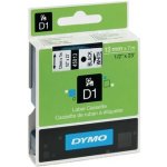 Dymo 40913 černý tisk/bílý podklad, 7m, 9mm – HobbyKompas.cz