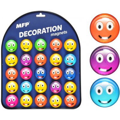 MFP 4200284 Magnet dekorační kulatý 3 5 cm mix č.10 – Zbozi.Blesk.cz