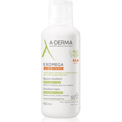 A-Derma Exomega Control zklidňující tělové mléko pro velmi suchou citlivou pokožku a pro pokožku se sklony k atopii proti podráždění a svědění pokožky 200 ml – Zbozi.Blesk.cz