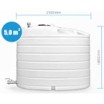 Swimer Nádrž na vodu Comfort-Line FUJP 2 500 l – Zbozi.Blesk.cz