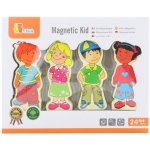 Viga Dřevěné magnetické postavičky – Zboží Dáma
