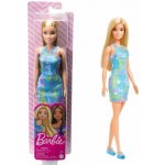 Barbie květinové šaty modré HGM59 – Zboží Mobilmania