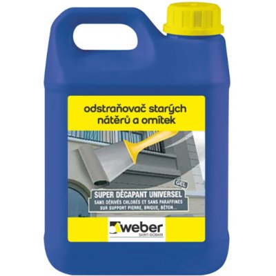 Weber odstraňovač starých nátěrů a omítek balení 0,75 l 1 ks – Sleviste.cz