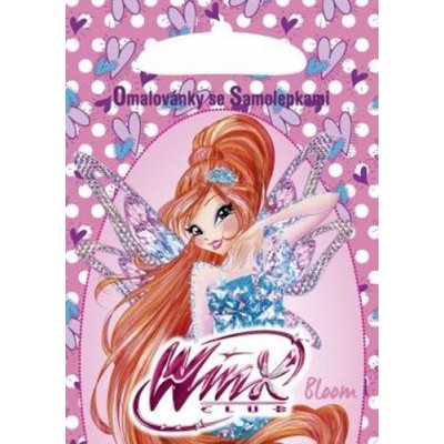 Omalovánky se samolepkami Winx Club