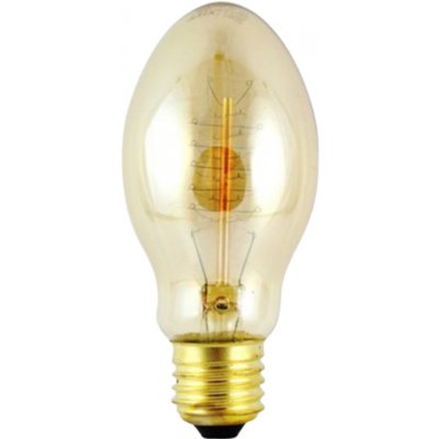 Trixline žárovka EDISON Retro Carbon Filament žárovka B50 E27 40W B53-S32 – Zboží Mobilmania