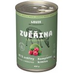 Louie Zvěřina s brusinkami a prebiotiky 400 g – Hledejceny.cz