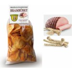 Originální brambůrky Originální hospodské brambůrky s příchutí uzeného masa s křenem, 100g – Zboží Dáma