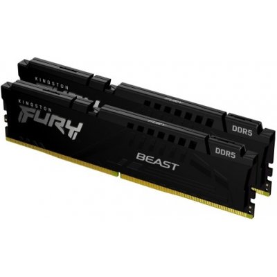 Kingston FURY Beast DDR5 64GB Kit 2x32GB 4800MT/s DIMM CL38 KF548C38BBK2-64