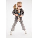 Dívčí jeans kalhoty NUNU tmavě šedé – Zboží Mobilmania