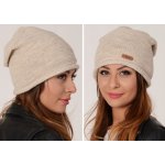 Fashionweek elegantní dámská teplá čepice beanie ZIZI-J4 béžový – Zboží Mobilmania