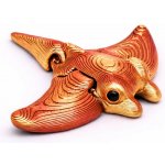 Svíčkománie3D Flexi 3D miniaturka chobotnice z 3D tiskárny Červeno zlatá lesklá – Hledejceny.cz