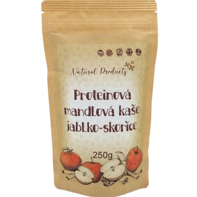 Natural Products RAW Proteinová mandlová kaše 250 g, – Zboží Mobilmania