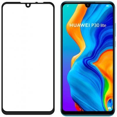 Bomba 3D Ochranné sklo FULL SIZE černé okraje pro Huawei P30 Lite B001_P_30_LITE_BLACK – Zboží Mobilmania