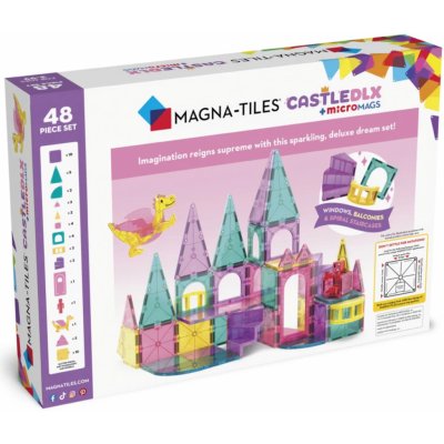 MAGNA-TILES Hrad DLX 48 ks – Zboží Mobilmania