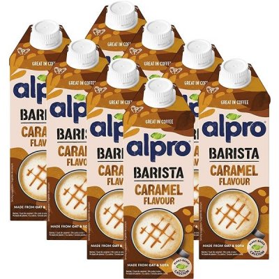 Alpro Barista ovesno-sójový nápoj s karamelovou příchutí 8 x 750 ml – Zboží Dáma