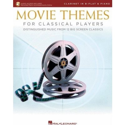 Movie Themes for Classical Players noty na klarinet klavír + audio