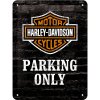 Obraz Postershop Plechová cedule: Harley-Davidson Parking Only - 20x15 cm