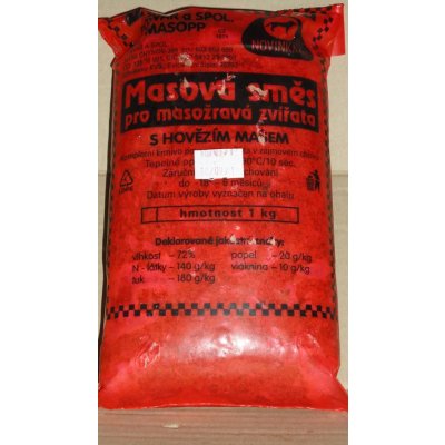 Pošvář Krmné maso hovězí mražené 1 kg – Sleviste.cz