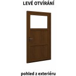 ALUPLAST ořech/ bílé 08 Levé 85 x 200 – Zboží Mobilmania