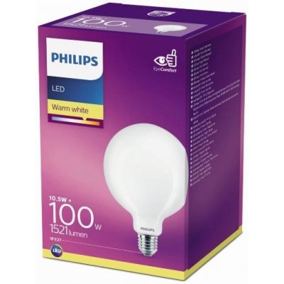 Philips LED žárovka LED E27 A60 10,5W = 100W 1521lm 2700K Teplá bílá 300° Classic