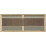 VidaXL terárium kompozitní dřevo 144x46x48 cm – Zboží Dáma