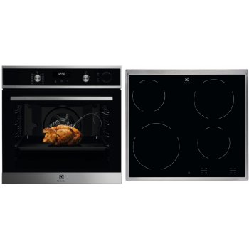 Set Electrolux EOC6H71X + EHF6240XXK