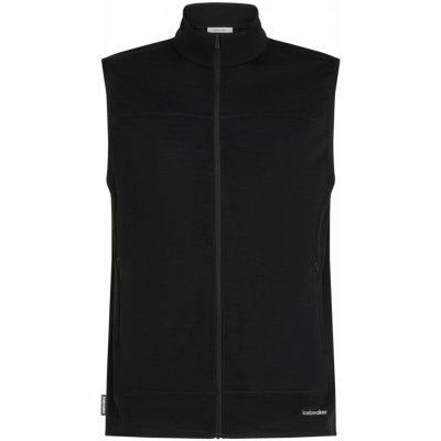 Icebreaker pánská merino vesta Mens 300 RealFleece Descender Vest black – Zboží Dáma