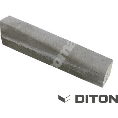 Diton DTN obrubník silniční přechodový levý 100 x 15-25 x 15 cm přírodní beton 1 ks