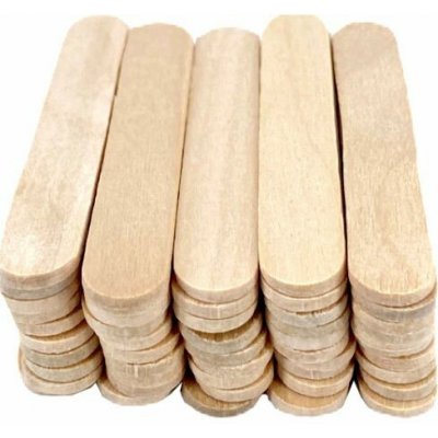 MP Craft Špachtle dřevěné přírodní dřívka 6,5x1cm 50 ks – Sleviste.cz