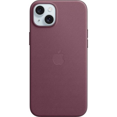 Apple z tkaniny FineWoven s MagSafe na iPhone 15 Plus, morušově rudá MT4A3ZM/A