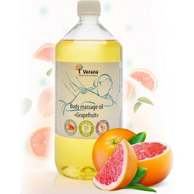 Verana masážní olej Grapefruit 1000 ml – Hledejceny.cz