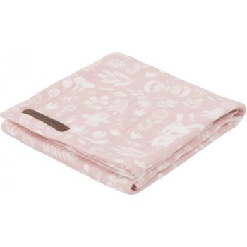 Little Dutch Osuška swaddle 120×120 Květiny a motýli