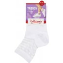 Bellinda dámské ponožky s ozdobným lemem TRENDY COTTON SOCKS bílá