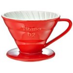 Tiamo Dripper keramický V02 červený – Hledejceny.cz