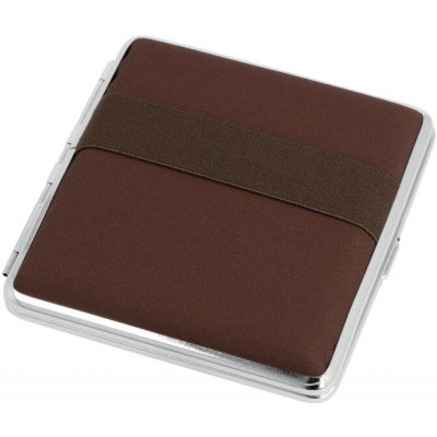 Rubber cigaretové pouzdro Brown 20 cigaret – Zboží Mobilmania