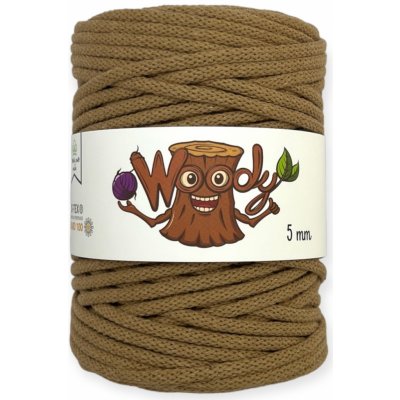 Woody 5 mm - Světle hnědá – Sleviste.cz