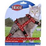 Trixie Postroj s vodítkem pro kočku motiv 27 - 46 cm 10 mm 1.20m – Zboží Dáma