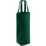 Westford Mill Fairtrade bavlněná taška na láhev, zelená lahvová