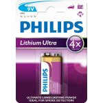 Philips Lithium Ultra 9V 1ks 6FR61LB1A/10 – Zboží Mobilmania