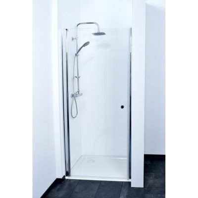 Sanotechnik Otočné sprchové dveře do niky Brava MD90, chrom, 85-87 x 195 cm – Zbozi.Blesk.cz