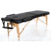 Masážní stůl a židle RestPro® Dřevěný masérský stůl VIP2 SET černý 192 x 70cm
