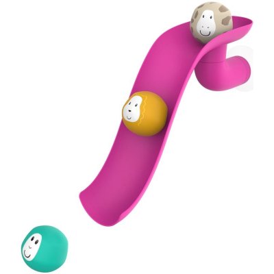 Matchstick Monkey Endless Bathtime Fun Slide Set sada hraček do vany Pink 1 ks