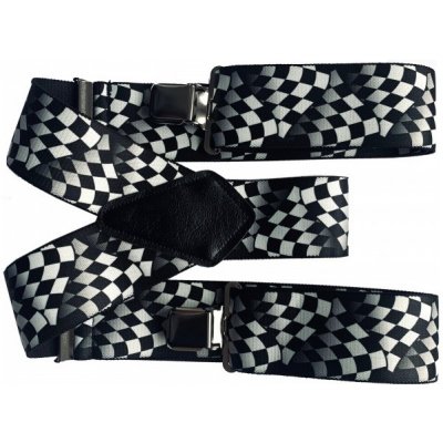 MH Motiv Cílová Vlajka black white – Zboží Dáma