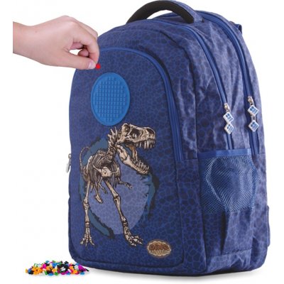 Pixie Crew batoh Dino modrá – Zboží Mobilmania