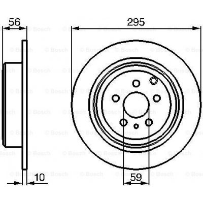 BOSCH Brzdový kotouč 0 986 478 435 – Zbozi.Blesk.cz